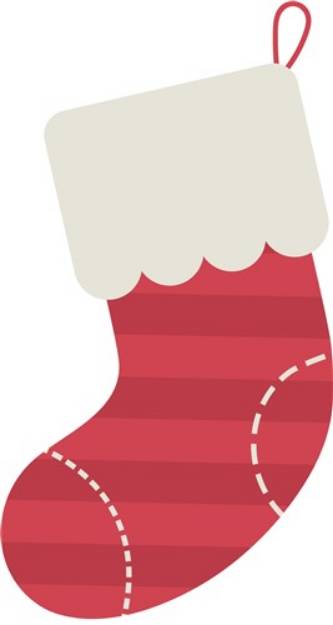 Picture of Xmas Stocking SVG File
