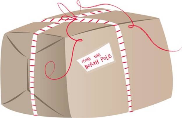 Picture of Christmas Package SVG File