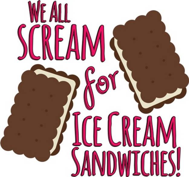 Picture of Scream For Ice Cream SVG File