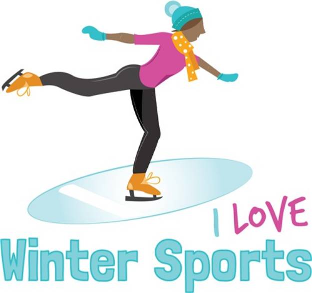 Picture of Winter Sports SVG File