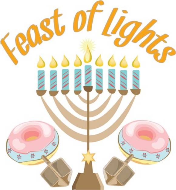 Picture of Feast Of Lights SVG File