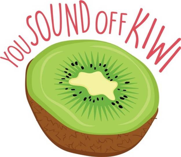 Picture of Sound Off Kiwi SVG File