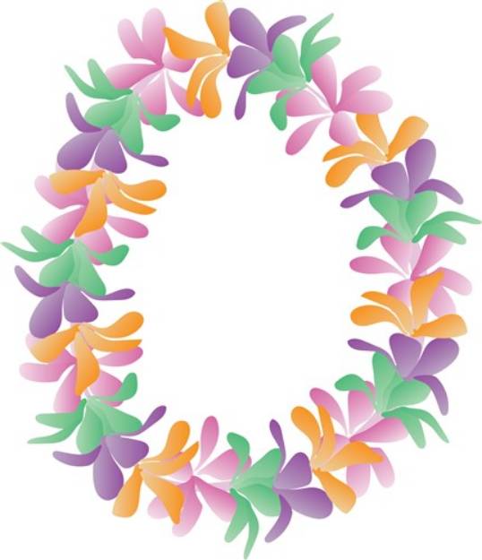 Picture of Flower Lei SVG File