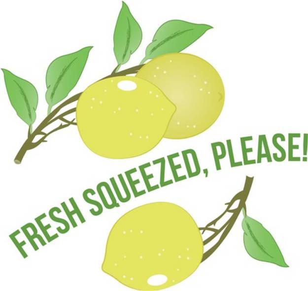 Picture of Fresh Squeezed, Please! SVG File