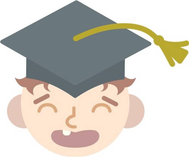 Picture of Graduation Boy SVG File