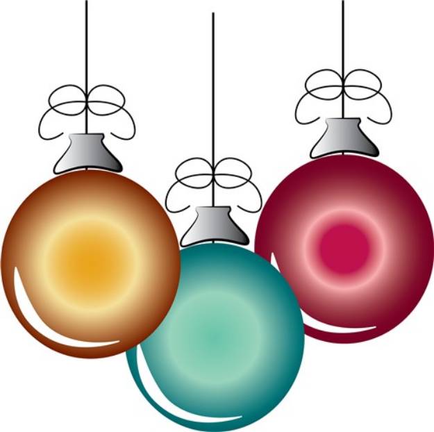 Picture of Xmas Ornaments SVG File