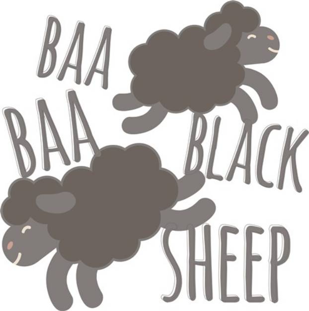 Picture of Black Sheep SVG File