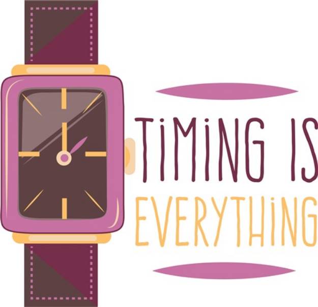 Picture of Timing Is Everything SVG File