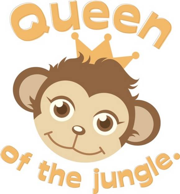 Picture of Queen Of The Jungle SVG File
