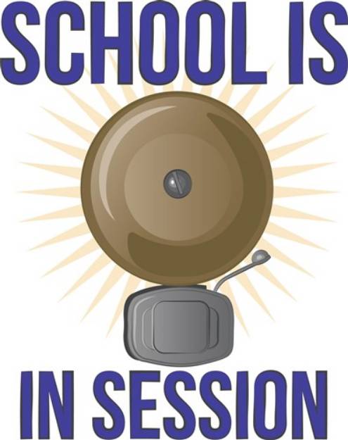 Picture of School In Session SVG File