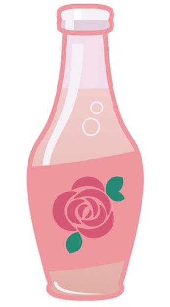 Picture of Rose Bottle SVG File