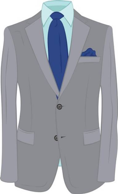Picture of Mans Suit SVG File