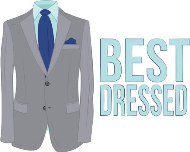 Picture of Best Dressed SVG File