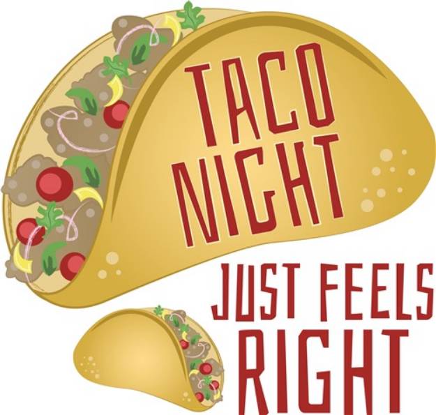Picture of Taco Night SVG File