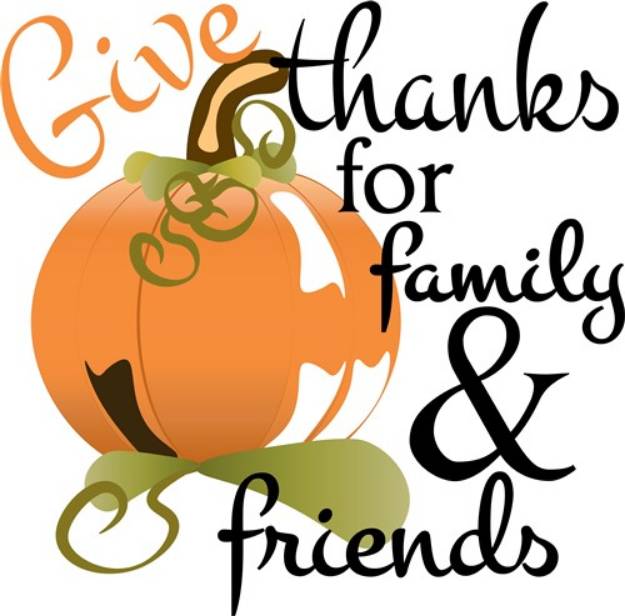 Picture of Give Thanks SVG File