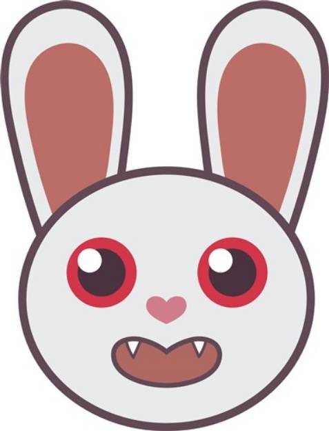 Picture of Vampire Rabbit SVG File
