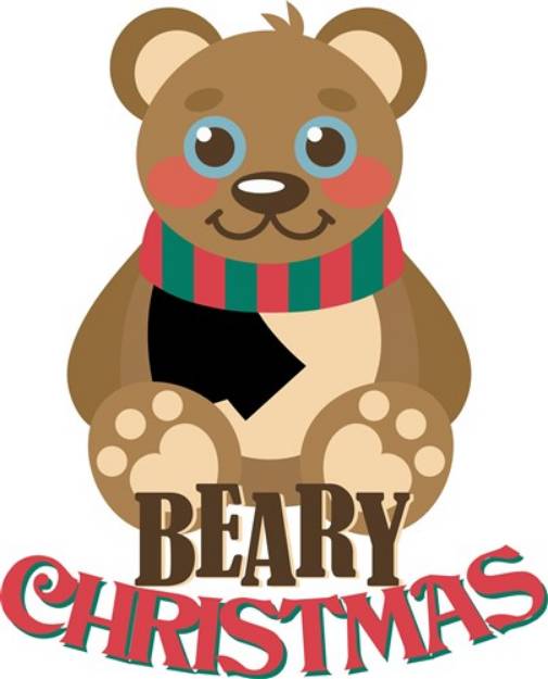 Picture of Beary Christmas SVG File