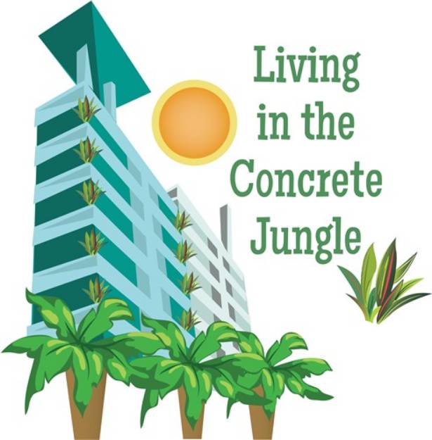 Picture of Concrete Jungle SVG File