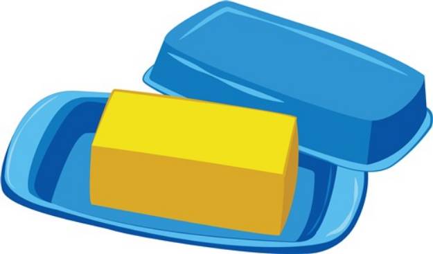 Picture of Butter Dish SVG File