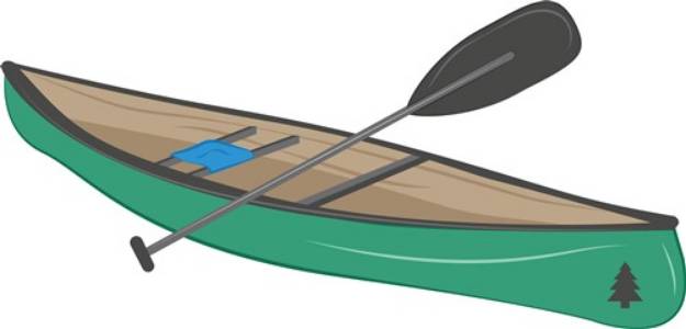 Picture of Canoe SVG File