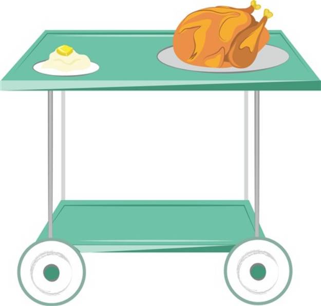 Picture of Turkey Dinner SVG File