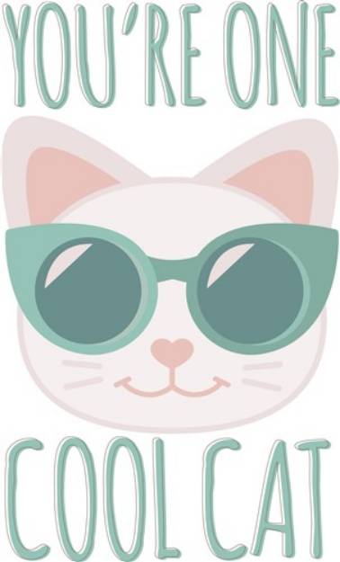 Picture of One Cool Cat SVG File