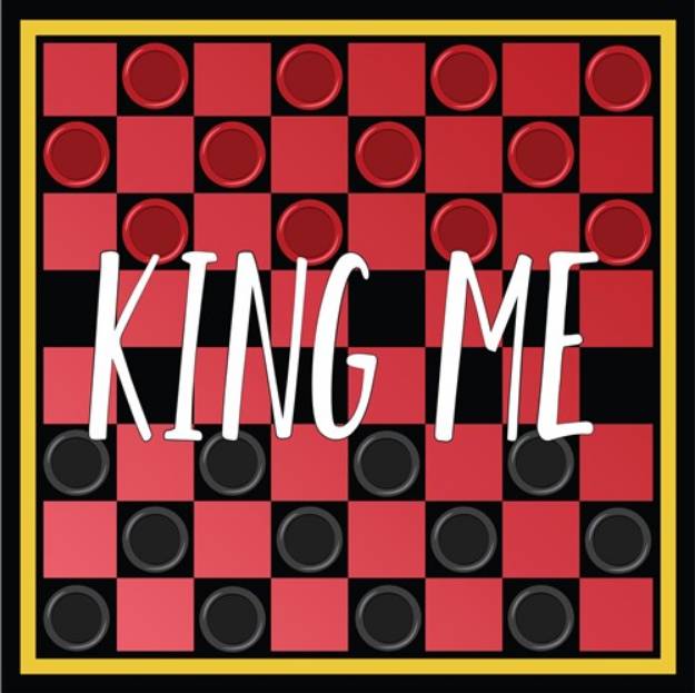Picture of King Me SVG File