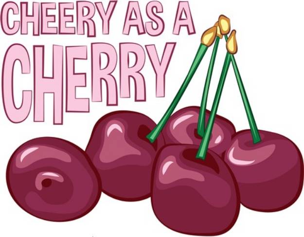 Picture of Cherry As A Cherry SVG File