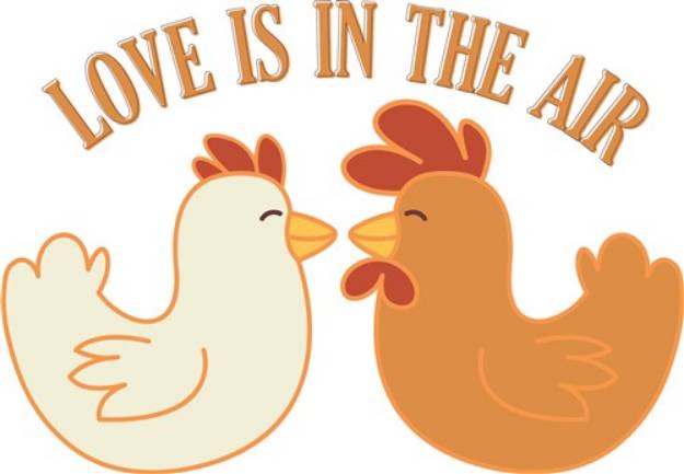 Picture of Love Is In Air SVG File