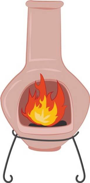 Picture of Fire Pit SVG File