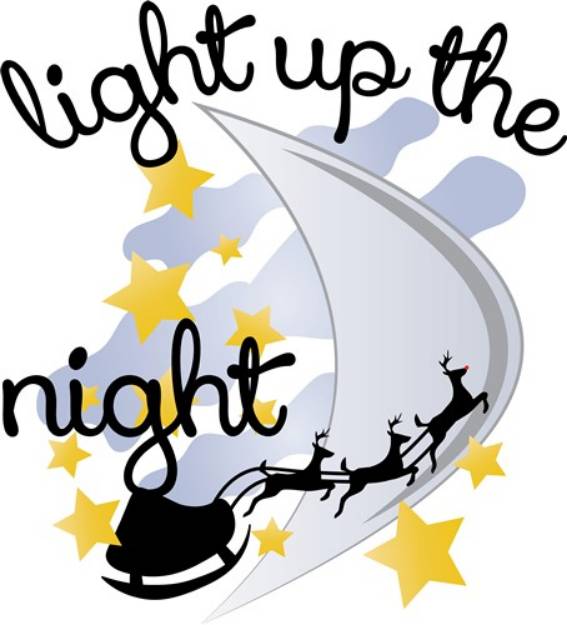 Picture of Light Up The Night SVG File