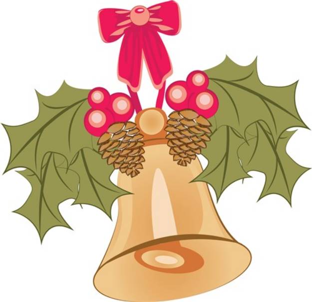 Picture of Holiday Bell SVG File