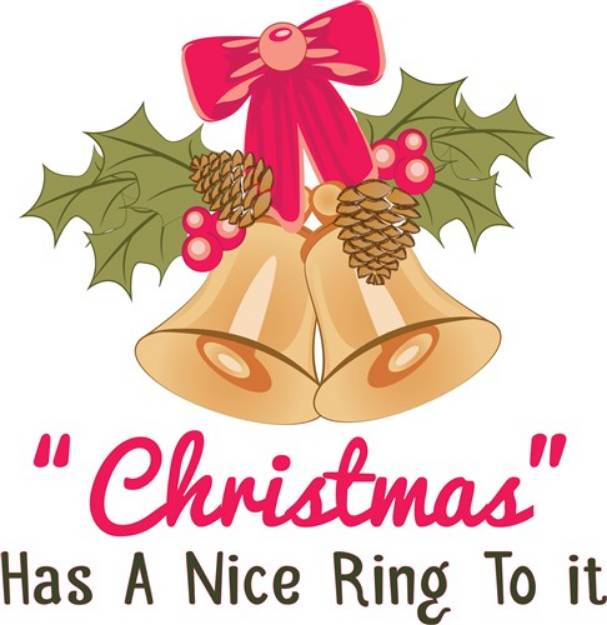 Picture of Christmas Ring SVG File