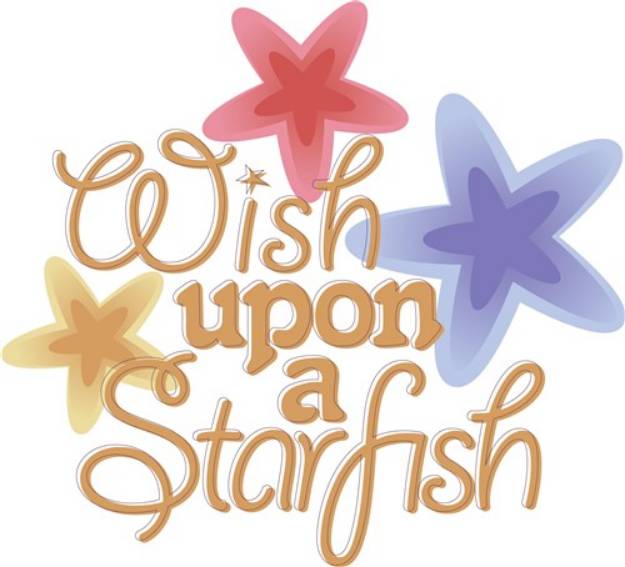 Picture of Wish Upon A Starfish SVG File
