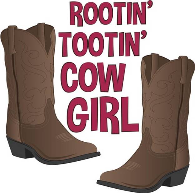 Picture of Rootin Tootin Cowgirl SVG File