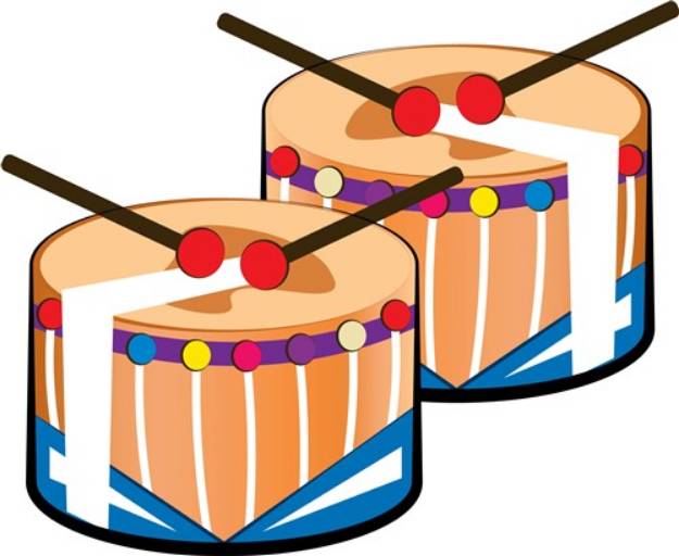Picture of Snare Drums SVG File