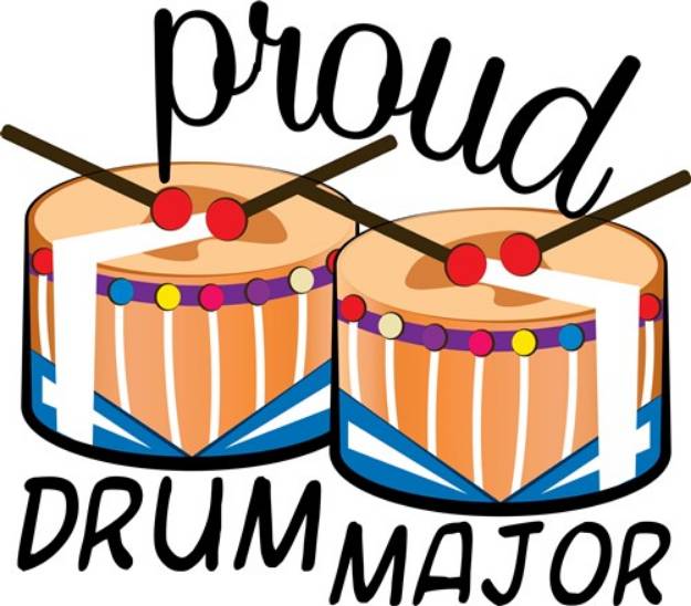 Picture of Proud Drum Major SVG File