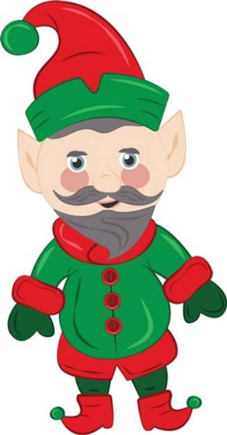 Picture of Christmas Elf SVG File