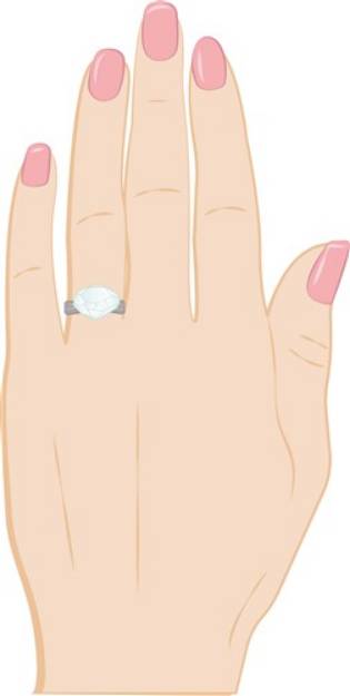 Picture of Engagement Ring SVG File