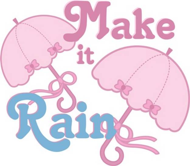Picture of Make It Rain SVG File