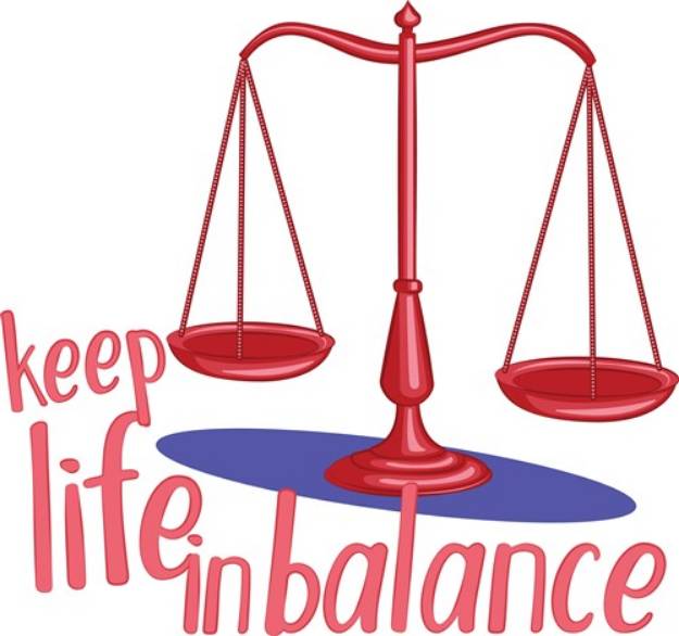 Picture of Keep Life In Balance SVG File