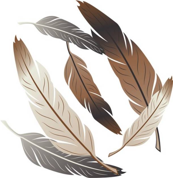 Picture of Feathers SVG File
