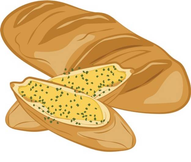 Picture of Loaf Of Bread SVG File