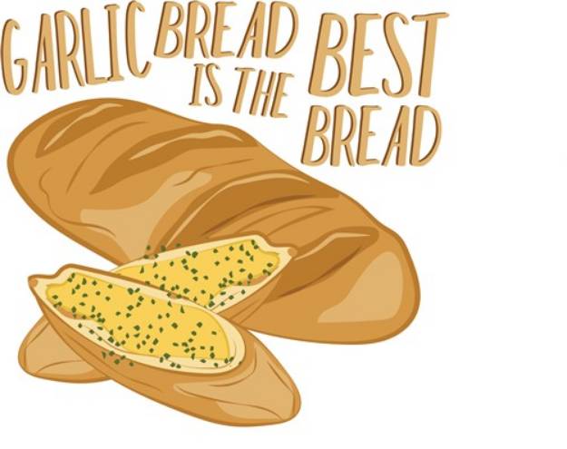 Picture of Garlic Bread SVG File