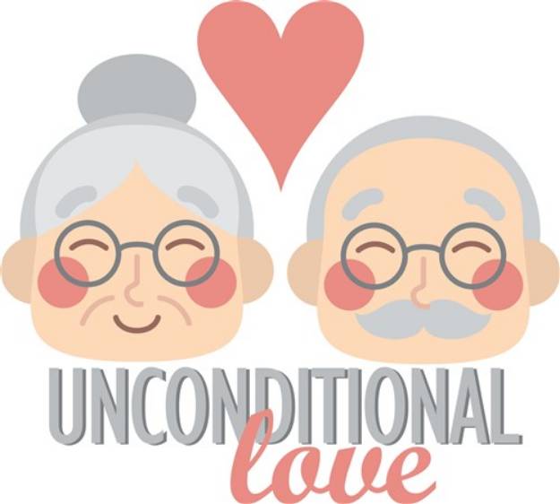 Picture of Unconditional Love SVG File