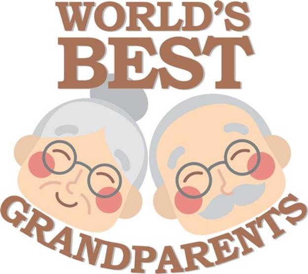 Picture of Best Grandparents SVG File