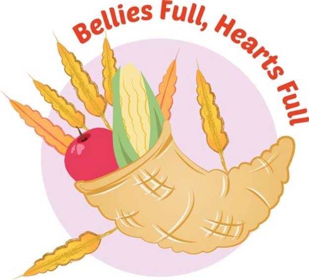 Picture of Bellies Full, Hearts Full SVG File