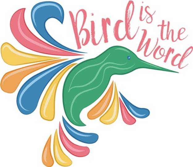 Picture of Bird Is Word SVG File