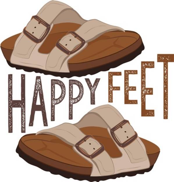 Picture of Happy Feet SVG File