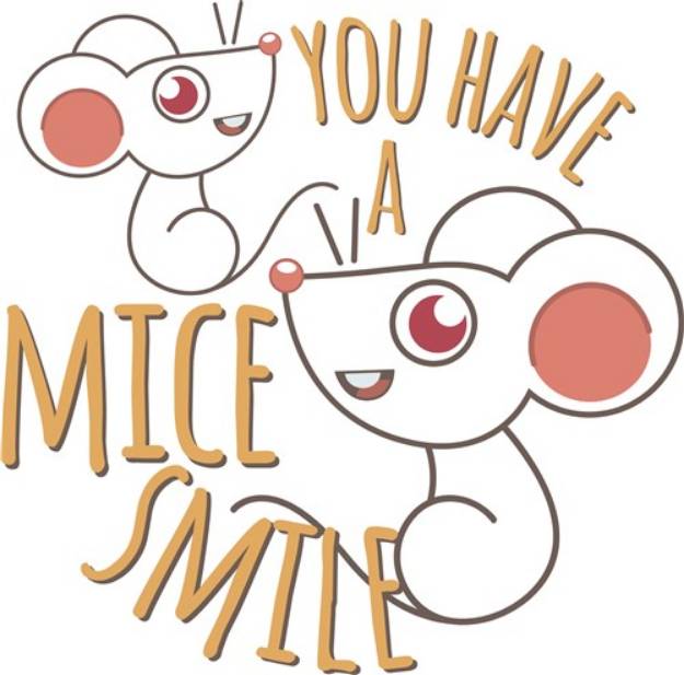 Picture of Mice Smile SVG File